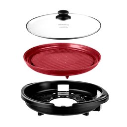 Grill Redondo Mondial Cook & Grill 40 G-03-RC 1270W Preto - 127V - 4