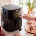 Ver imagem 5 de Fritadeira Elétrica sem Óleo Air Fryer Philips Walita Ri9252 4,1l Digital Preta 220v