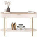 Ver imagem 4 de Kit Aparador Beca com 02 Mesas de Centro Ellie Trina D05 Off White