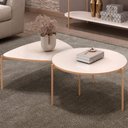 Ver imagem 6 de Kit Aparador Beca com 02 Mesas de Centro Ellie Trina D05 Off White