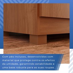 Guarda-Roupa Casal 6 Portas 4 Gavetas New Malibu Espresso Móveis - 9