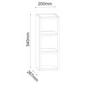 Ver imagem 3 de Cozinha Compacta Ágatha 180cm 8 Portas 2 Gavetas Branco Maderatto Móveis