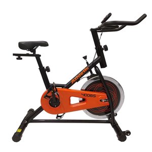 Bicicleta Spinning Residencial Athletic Advanced 400bs Usuários de 125kg Conforto Ajustável e Treino