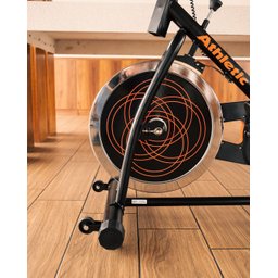 Bicicleta Spinning Residencial Athletic Advanced 400bs Usuários de 125kg Conforto Ajustável e Treino - 3