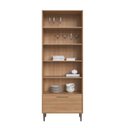 Ver imagem 4 de Cristaleira 0,81m 2 Portas de Vidro 1 Gaveta Jade