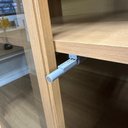 Ver mais imagens de Cristaleira 0,81m 2 Portas de Vidro 1 Gaveta Jade Marrom/Freijó