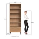 Ver imagem 5 de Cristaleira 0,81m 2 Portas de Vidro 1 Gaveta Jade