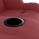 Ver imagem 5 de Poltrona do Papai Reclinável Premium com Porta Copos e Porta Controle Toro Matrix Cor:veludo Vinho