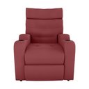 Ver imagem 4 de Poltrona do Papai Reclinável Premium com Porta Copos e Porta Controle Toro Matrix Cor:veludo Vinho