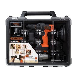 Jogo de Ferramentas Black & Decker Matrix 20V com 6 Cabeçotes Combinados Bivolt MTX20K6A-BR - 2