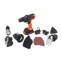 Ver imagem 3 de Jogo de Ferramentas Black & Decker Matrix 20V com 6 Cabeçotes Combinados Bivolt MTX20K6A-BR