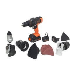 Jogo de Ferramentas Black & Decker Matrix 20V com 6 Cabeçotes Combinados Bivolt MTX20K6A-BR - 3