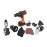 Jogo de Ferramentas Black & Decker Matrix 20V com 6 Cabeçotes Combinados Bivolt MTX20K6A-BR - 3