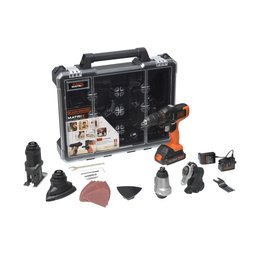 Jogo de Ferramentas Black & Decker Matrix 20V com 6 Cabeçotes Combinados Bivolt MTX20K6A-BR - 1