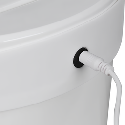 Lixeira Automática Branca com Sensor Inteligente À Prova D'água 12l, sem Toque, Recarregável Via Usb - 3