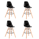 Ver imagem 1 de kit com 4 Banqueta Alta Charles Eames Eiffel 133bpp
