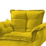 Kit 02 Poltrona Decorativa Opala Suede Amarelo - 3