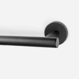 Porta Toalha de Banho Inox Tarsila Preto - 5