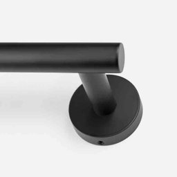 Porta Toalha de Banho Inox Tarsila Preto - 4