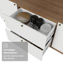 Ver imagem 6 de Balcão de Cozinha 80 cm 2 Gavetas (sem Tampo) Rustic/Branco Vik Madesa