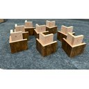 Ver imagem 4 de Kit C/8 Pes de Madeira Ypê P/ Guarda-roupa