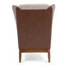 Ver imagem 7 de Kit 2 Poltronas em Tecido Jacar e Facto Marrom / Bege com Base de Madeira Meissa - Larbelle