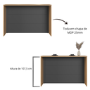 Ver imagem 6 de Cozinha Bancada Alta Isabelle 107,5x165,6x45