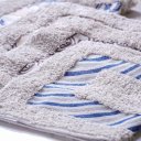 Ver imagem 6 de Tapete de Banheiro Slim Algodão 40x60cm Conchas Verdes