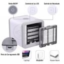 Ver imagem 5 de Mini Ar Condicionado Climatizador Humidificador Portátil Arctic Air Cooler 3 Velocidades