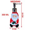 Saboneteira Liquida Banheiro Papai Noel Enfeite Natal 300ml - 6