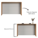 Ver imagem 6 de Bancada Ilha Alta para Cozinha Isabelle 107,5x165,6x45