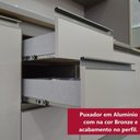 Ver imagem 5 de Cozinha Modulada Connect 2 Peças com Aéreo e Balcão 120cm Duna/cristal - Móveis Henn