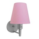 Ver imagem 1 de Lustre Pendente Quadrado Vivare Md-4006 Cúpula em Tecido 21/50x50cm - Bivolt Cinza-rosa-bebê 110v/