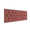 Ver imagem 3 de Painel Cabeceira Casal Capitonê Estofada 140cm Elisa Fixação Parede Suspenso:Rosa