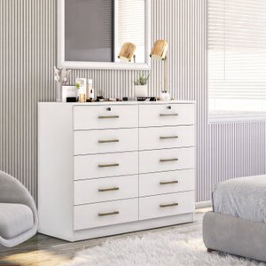 Cômoda 10 Gavetas com 2 Chave Londres