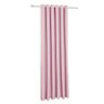Cortina Oxford Rosa-bebê Uma Folha Sala/quarto 150x180 Fabritex - 1