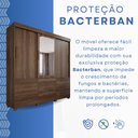 Ver imagem 4 de Guarda-Roupa 3 Portas 9 Gavetas com Espelho Florença Espresso Móveis