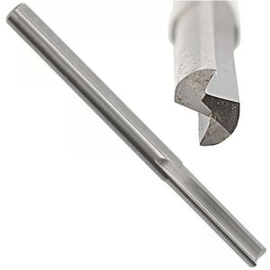 Fresa Metal Duro para Router Cnc - Med. 2,0 X 17mm - Mdf, Acm - Corte Reto, 2 Cortes - Jg Tools