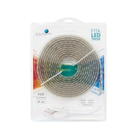 FITA LED 220V VERDE 4.8W IP65 5M 9015