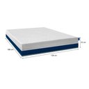 Ver imagem 3 de Colchão na Caixa Casal Tradição 138x188 Branco Azul D28 Umaflex