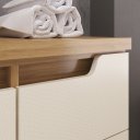 Ver imagem 4 de Gabinete de Banheiro 100cm com Cuba Ref 1000 Cewal Itapuã/portoro