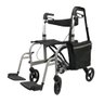 Andador para Idoso em Alumínio Dobrável D15 Dellamed com 4 Rodas Apoio para Pés - 1