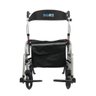 Andador para Idoso em Alumínio Dobrável D15 Dellamed com 4 Rodas Apoio para Pés - 4