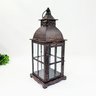 Lanterna Decorativa Marroquina Metal Envelhecido 36x14cm P - 7