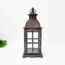 Lanterna Decorativa Marroquina Metal Envelhecido 36x14cm P - 9