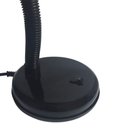 Ver imagem 5 de Kit Luminária de Mesa Base Abajur Haste Articulada Preta + Bulbo 9w Branco Quente Bivolt