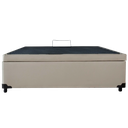 Ver imagem 2 de Cama Box Baú Solteiro Conforto Suede Bege + Colchão Solteiro Conforto Espuma D23 com Eps 24x88x188
