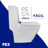 Vaso Sanitário Monobloco Pex Maximus Produzido em Cerâmica - 4