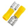 1000 X Terminal Fêmea Faston Pré-isolado 4mm a 6mm Amarelo - 2