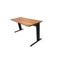 Ver imagem 1 de Mesa Escrivaninha Home Office 1502 Realme 150x60cm Nogal/preto